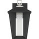 Andson LED 12.75 inch Satin Nickel-Sand Black Mix Outdoor Wall Sconce