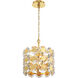 Perrene 3 Light 12 inch Gold Chandelier Ceiling Light