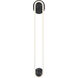 Swing 1 Light 36 inch Black Outdoor Wall Sconce