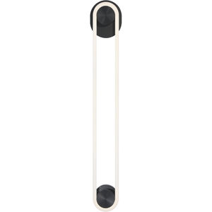 Swing 1 Light 36 inch Black Outdoor Wall Sconce