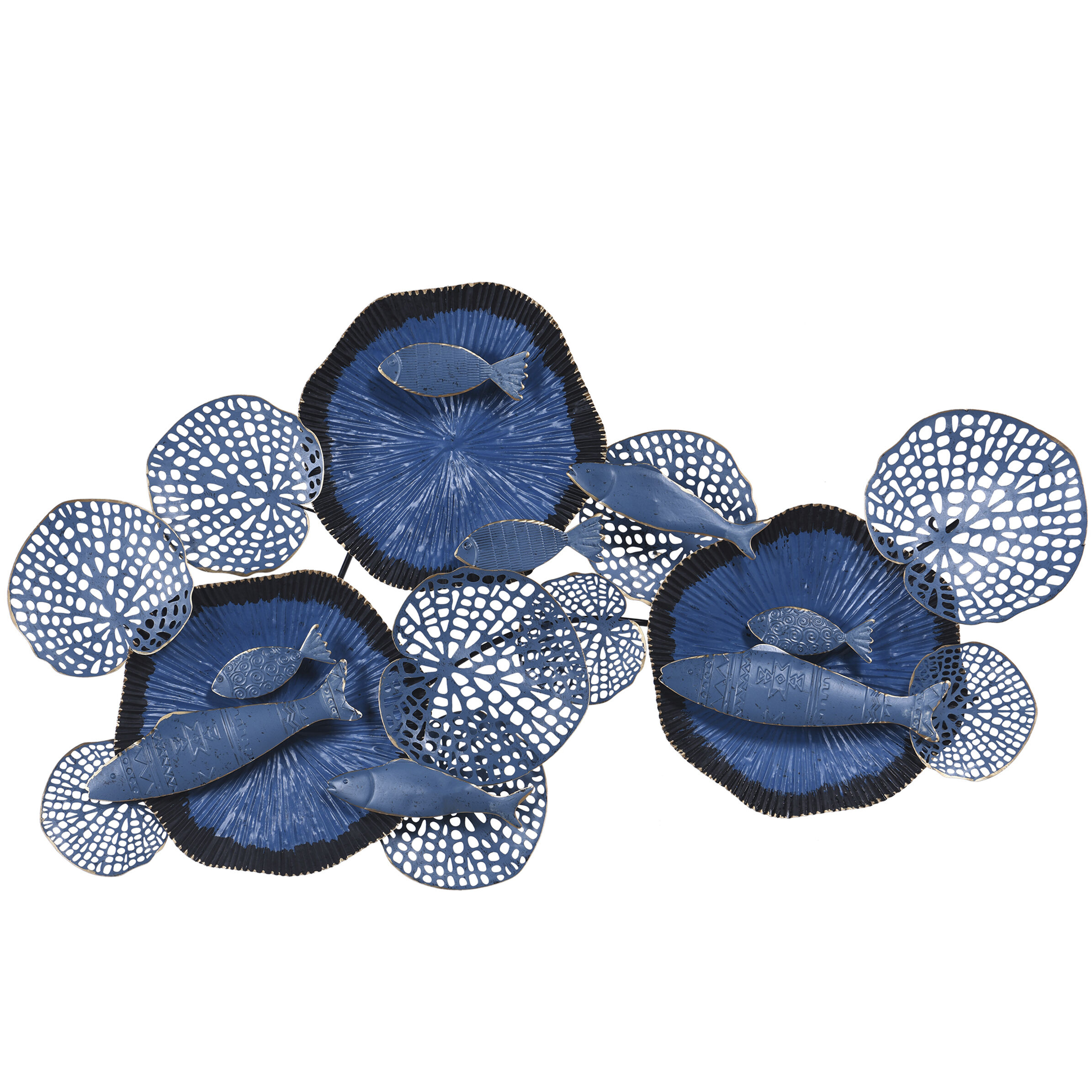 Nobu Navy/Black/Gold Wall Art