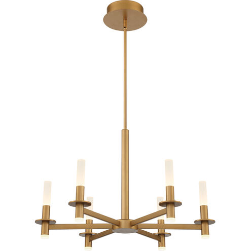 Torna LED 28 inch Coffee Gold Chandelier Ceiling Light