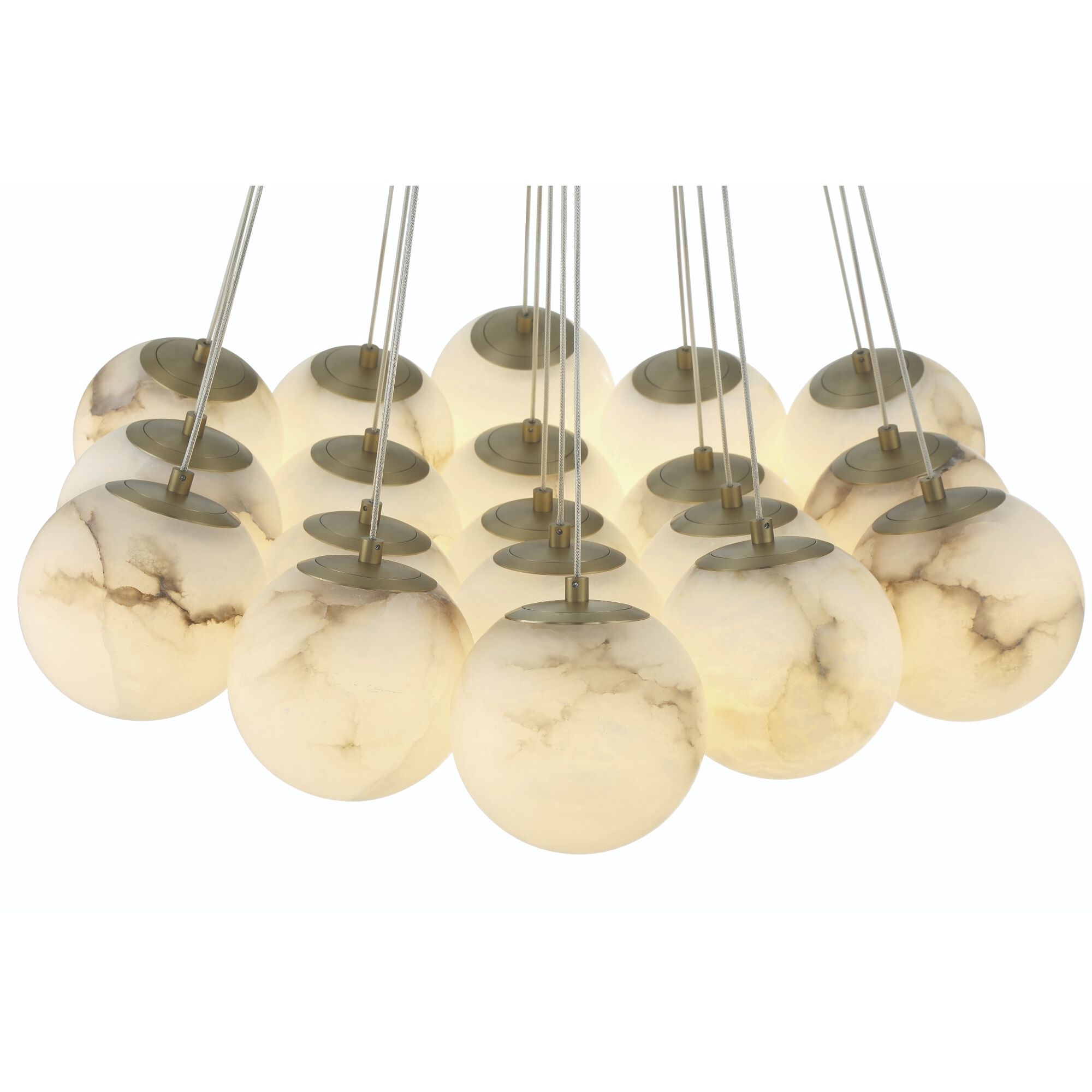 Kepler LED 29.25 inch Gold Chandelier Ceiling Light