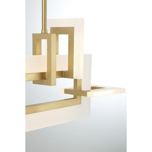 Inizio LED 5.5 inch Gold Chandelier Ceiling Light