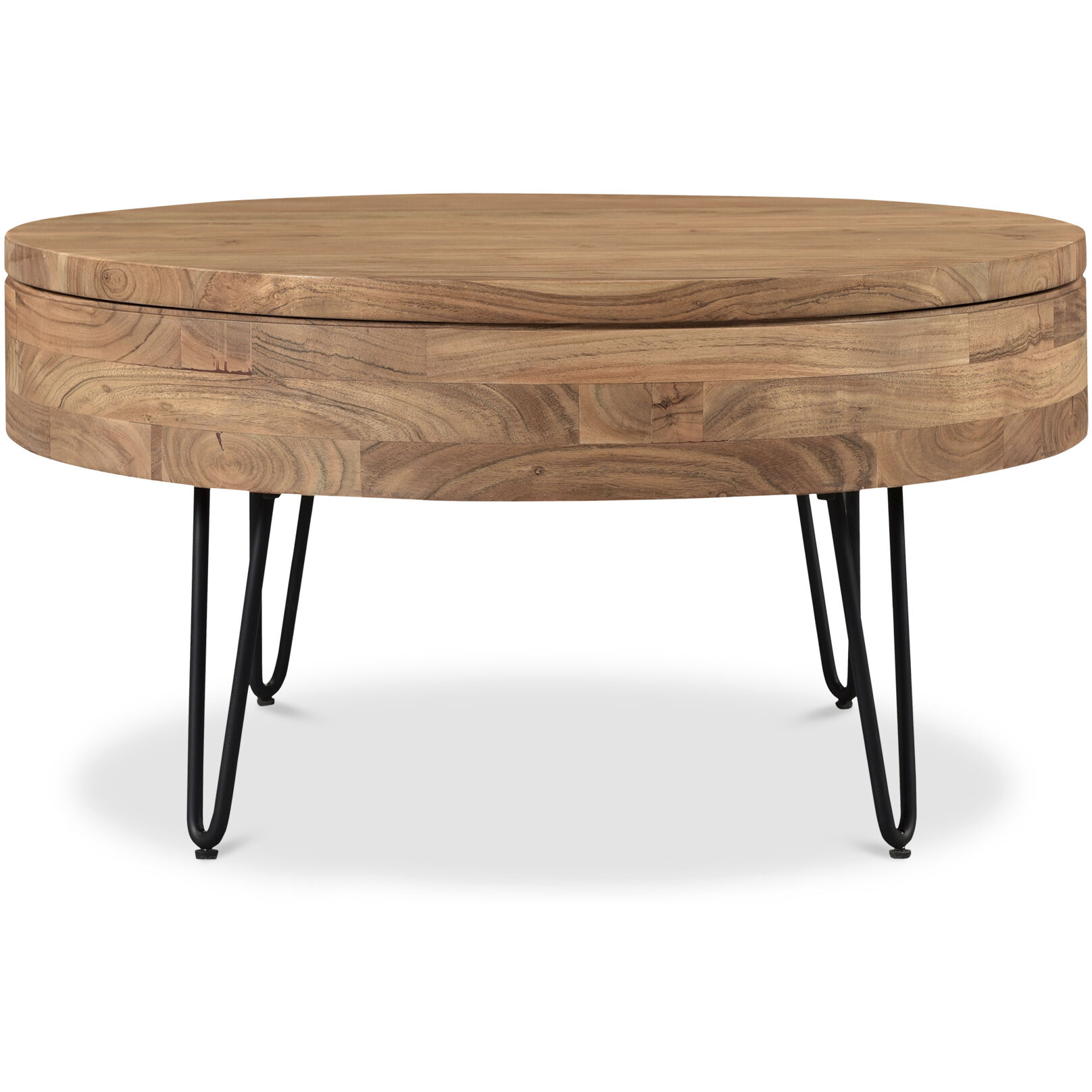 Privado 31 X 31 inch Natural Storage Coffee Table