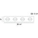 Ryder LED 26.25 inch Gold Vanity Light Wall Light