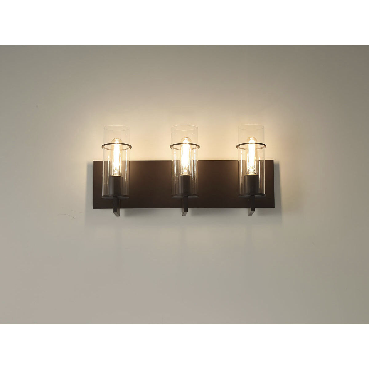 Pista 3 Light 19 inch Chrome Vanity Light Wall Light