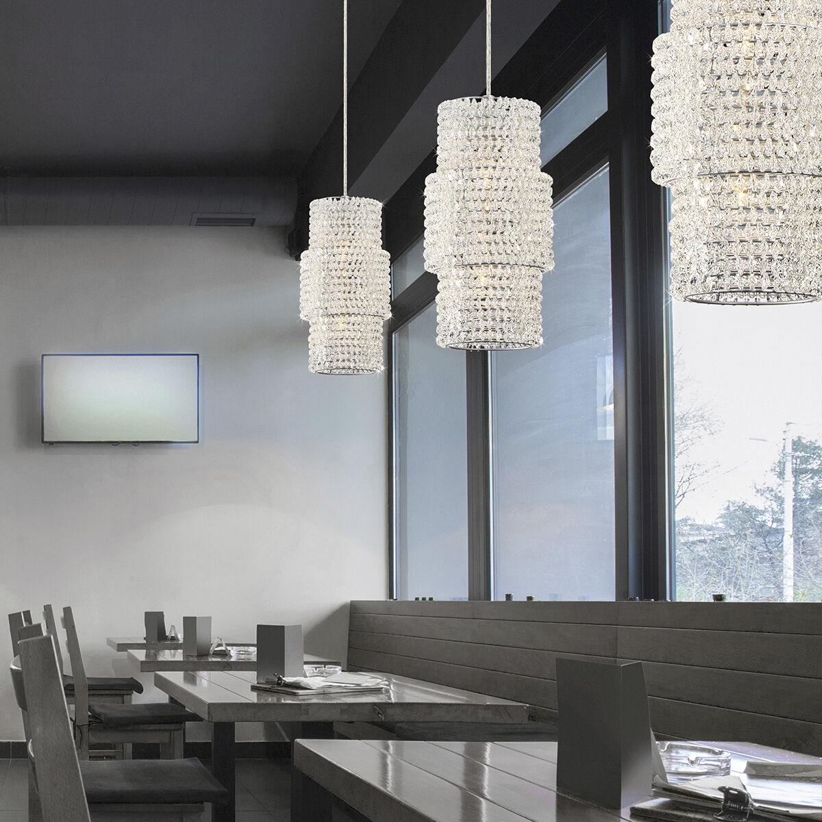 Sposa 8 Light 50 inch Chrome Wall Sconce Wall Light