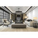Aerie LED 30.5 inch Silver and Black Chandelier Ceiling Light
