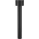 Passage 10 watt Black Outdoor Bollard