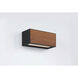 Aether LED 4.33 inch Wood Outdoor Wall Mount