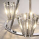 Ricca 3 Light 28.5 inch Chrome Chandelier Ceiling Light