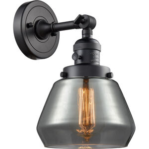 Franklin Restoration Fulton LED 7 inch Matte Black Sconce Wall Light, Franklin Restoration