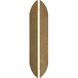 Inntra 1 Light 24 inch Brass Outdoor Wall Sconce