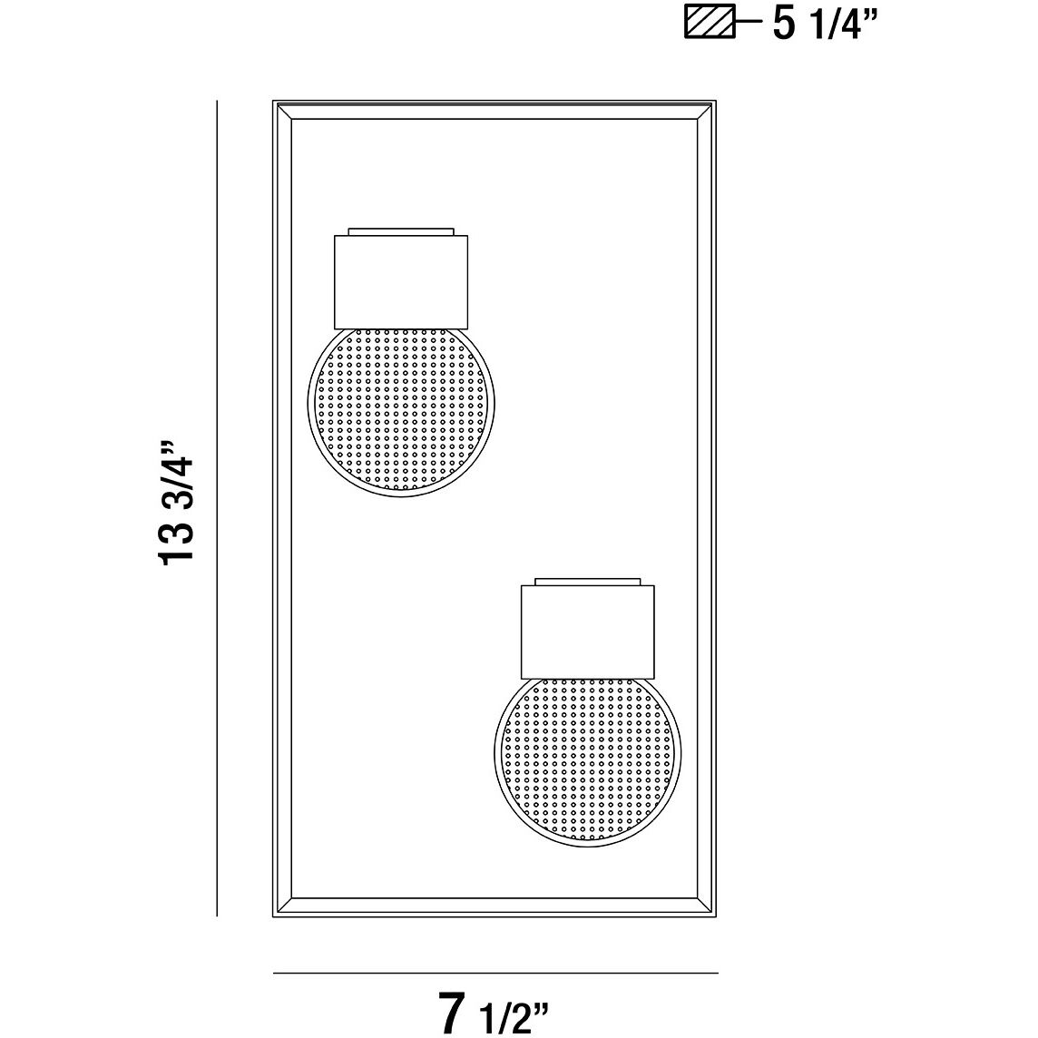 Gibson LED 14 inch Antique Grey Outdoor Wall Mount