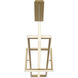 Bordo Linear Chandelier Ceiling Light in Gold