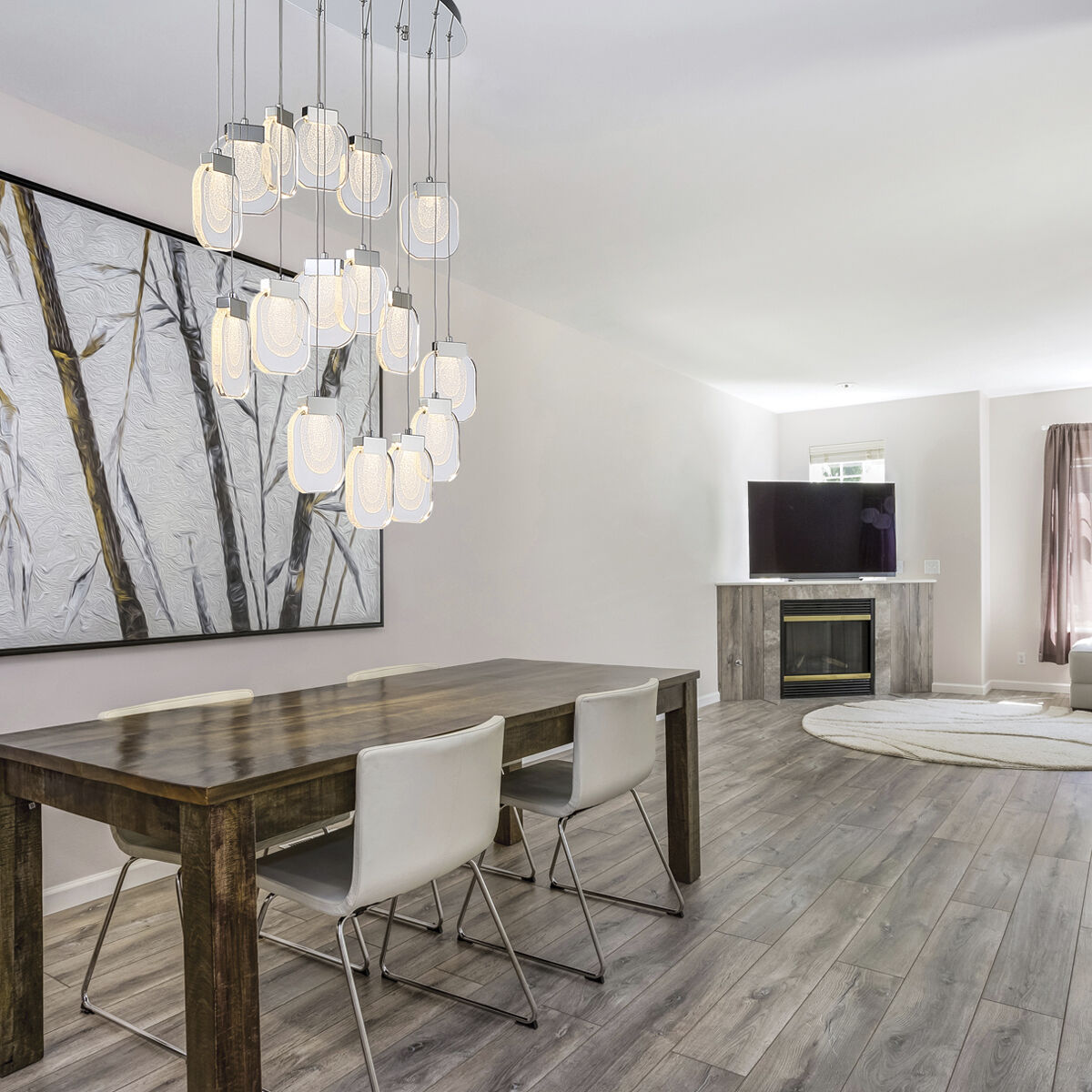 Paget 16 Light 14 inch Chrome Chandelier Ceiling Light