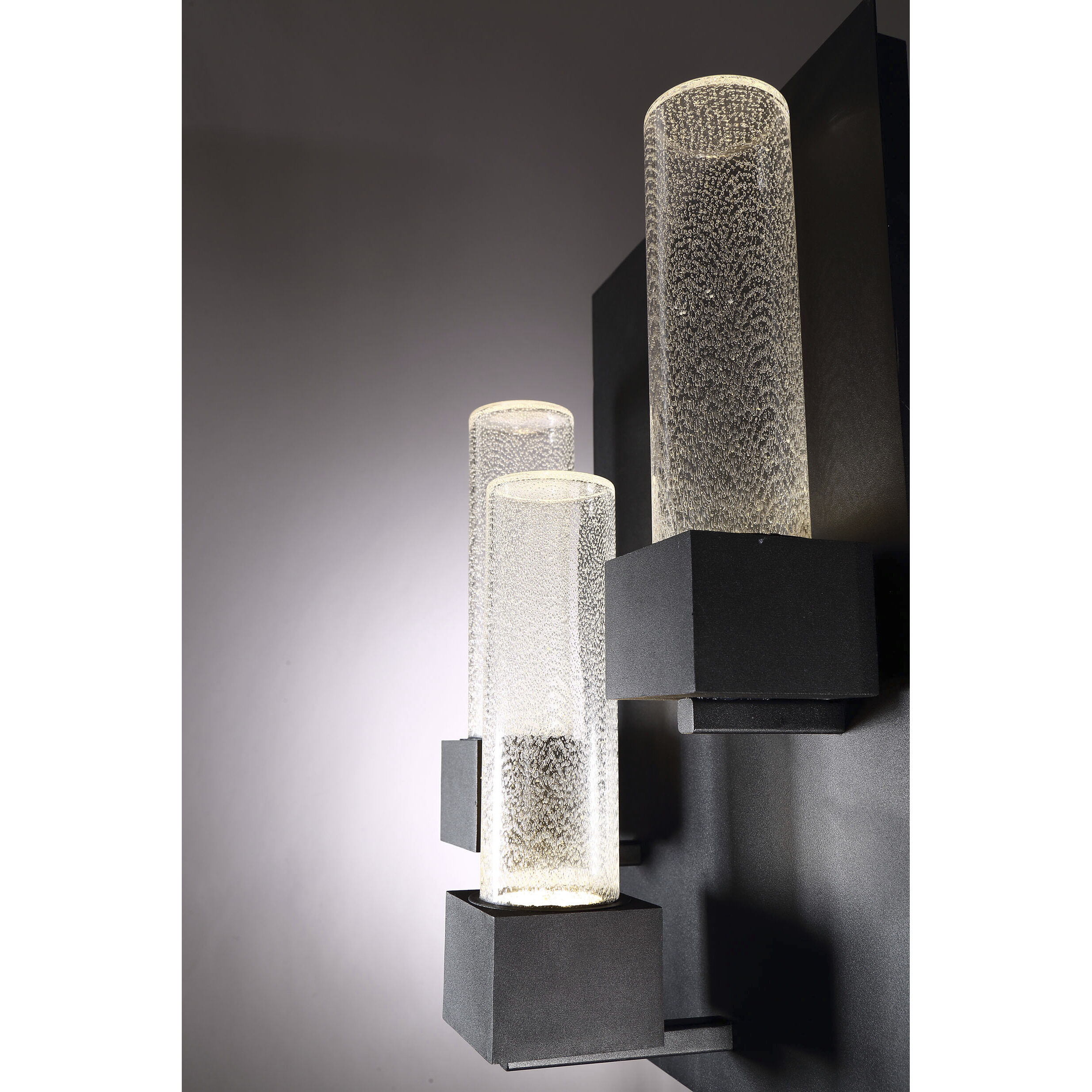 Solato LED 13 inch Black Outdoor Wall Mount, Small