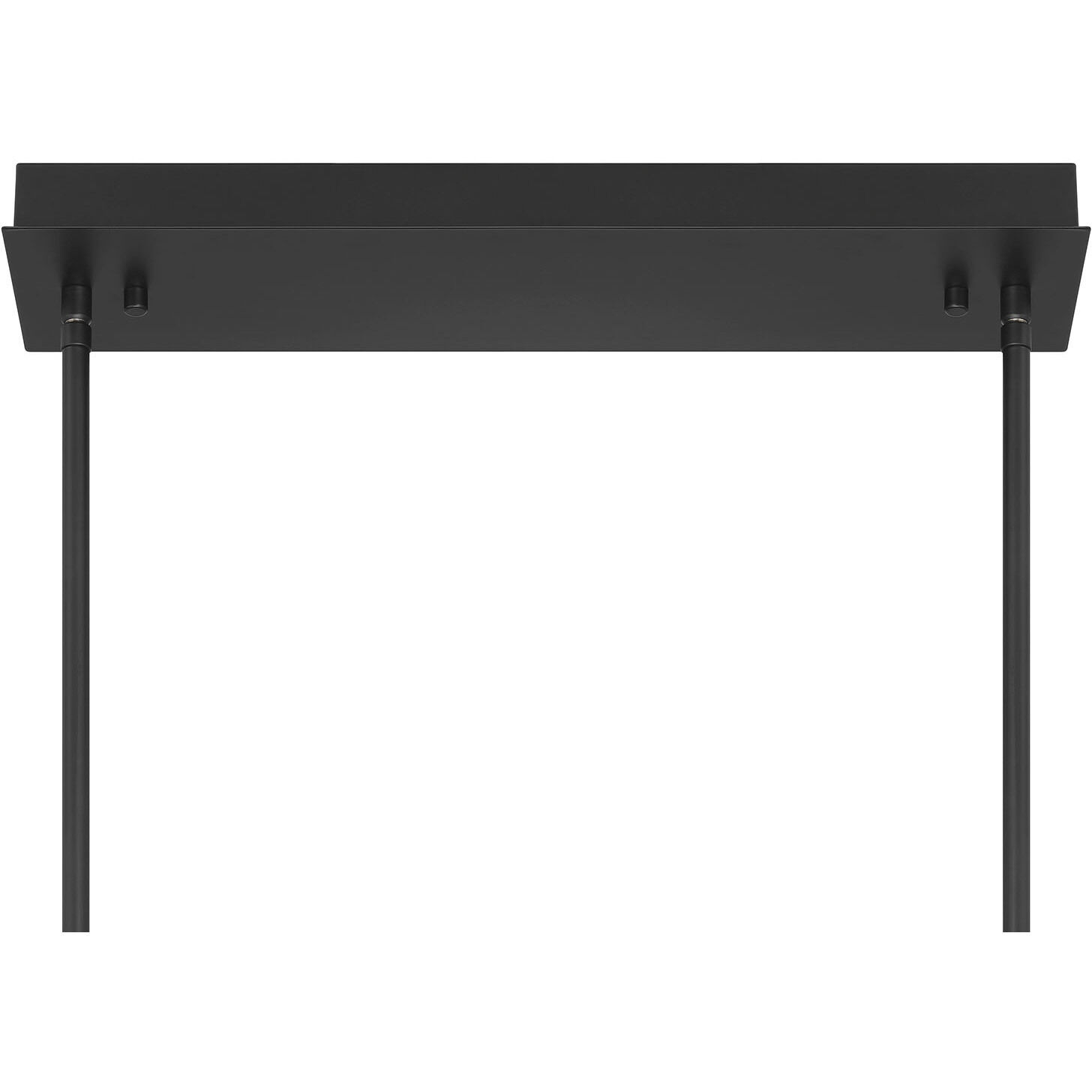 Neoness LED 67 inch Matte Black Linear Chandelier Ceiling Light in Clear