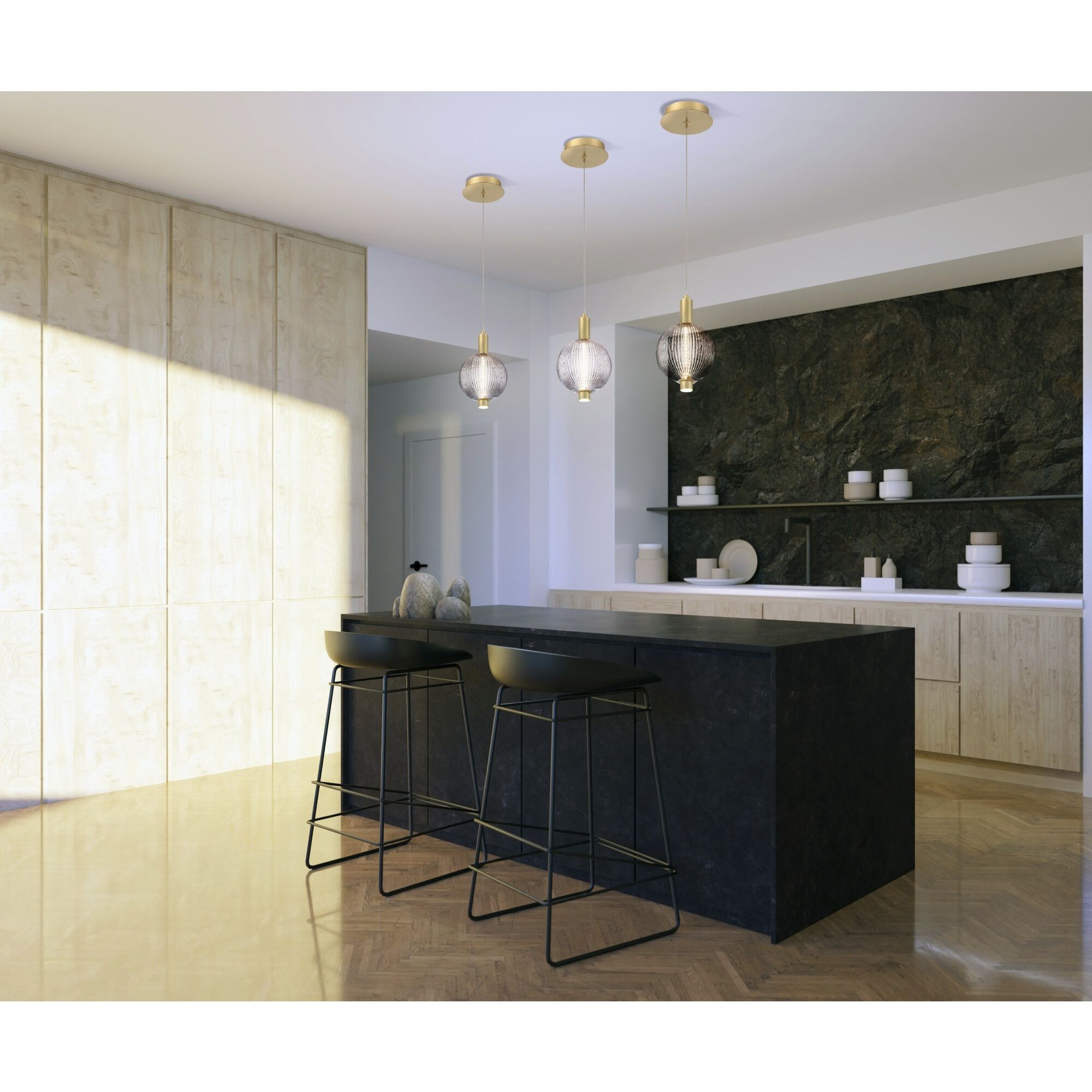 Palmas 1 Light 6 inch Gold Mini Pendant Ceiling Light