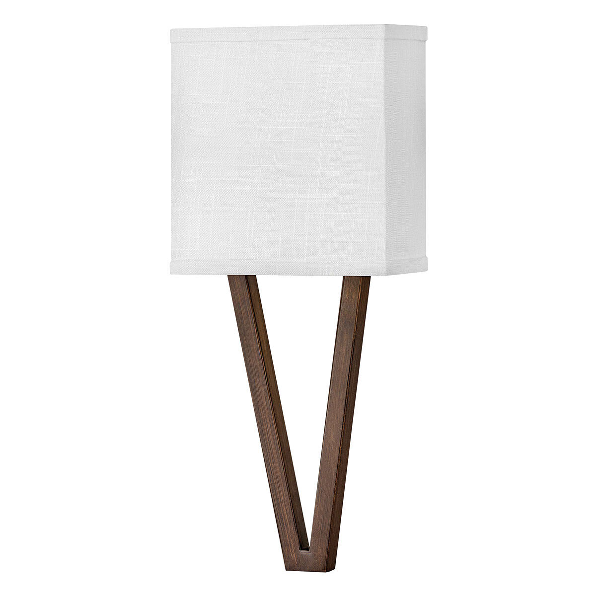 Galerie Vector LED 8 inch Walnut ADA Sconce Wall Light