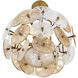Sue-Anne 6 Light 20 inch Plated Brass Chandelier Ceiling Light