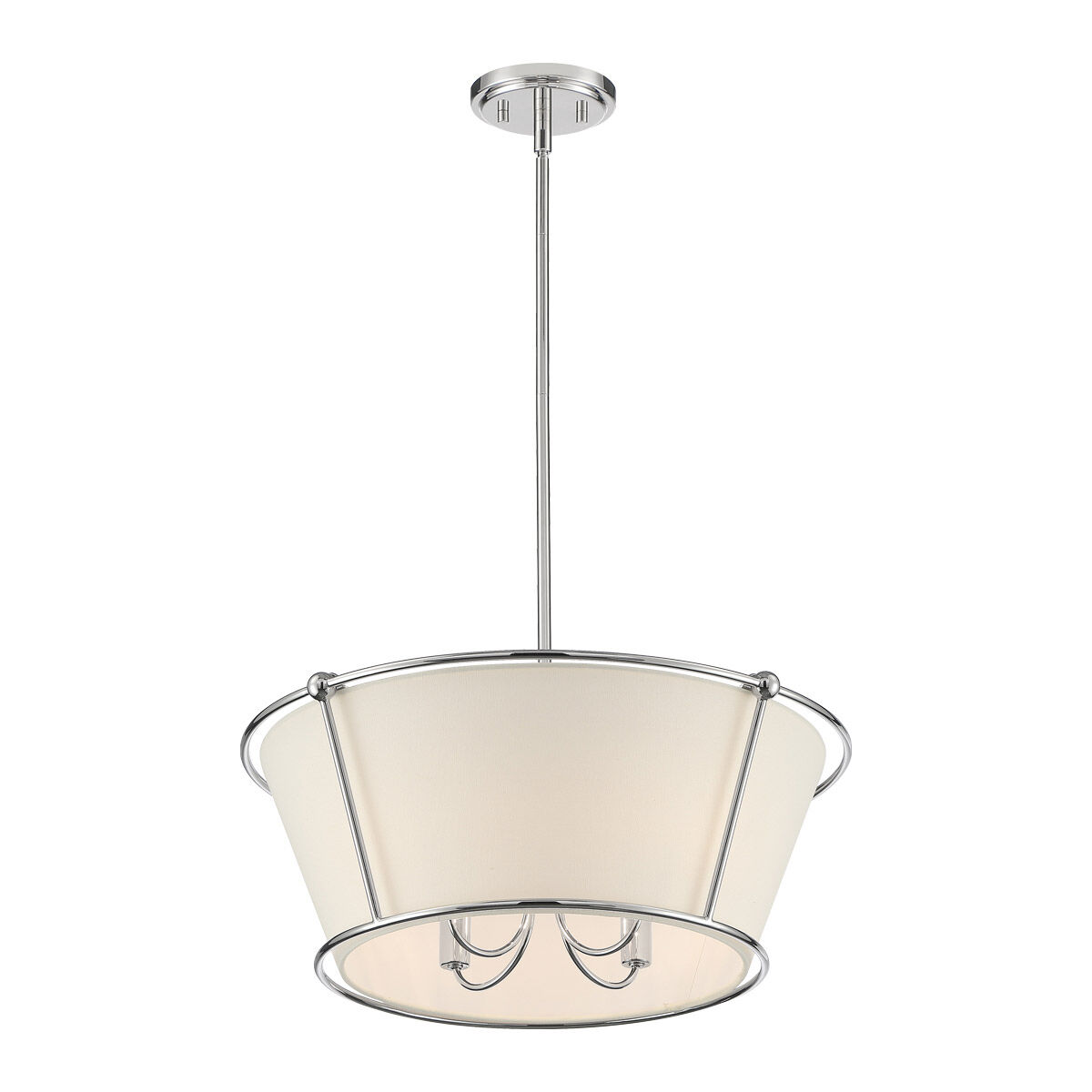Pulito 4 Light 21 inch Matte Black Convertible Pendant Ceiling Light