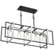 Stafford LED 10 inch Chrome/Black Chandelier Ceiling Light