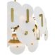 Nuvola 2 Light 24 inch Gold Chandelier Ceiling Light