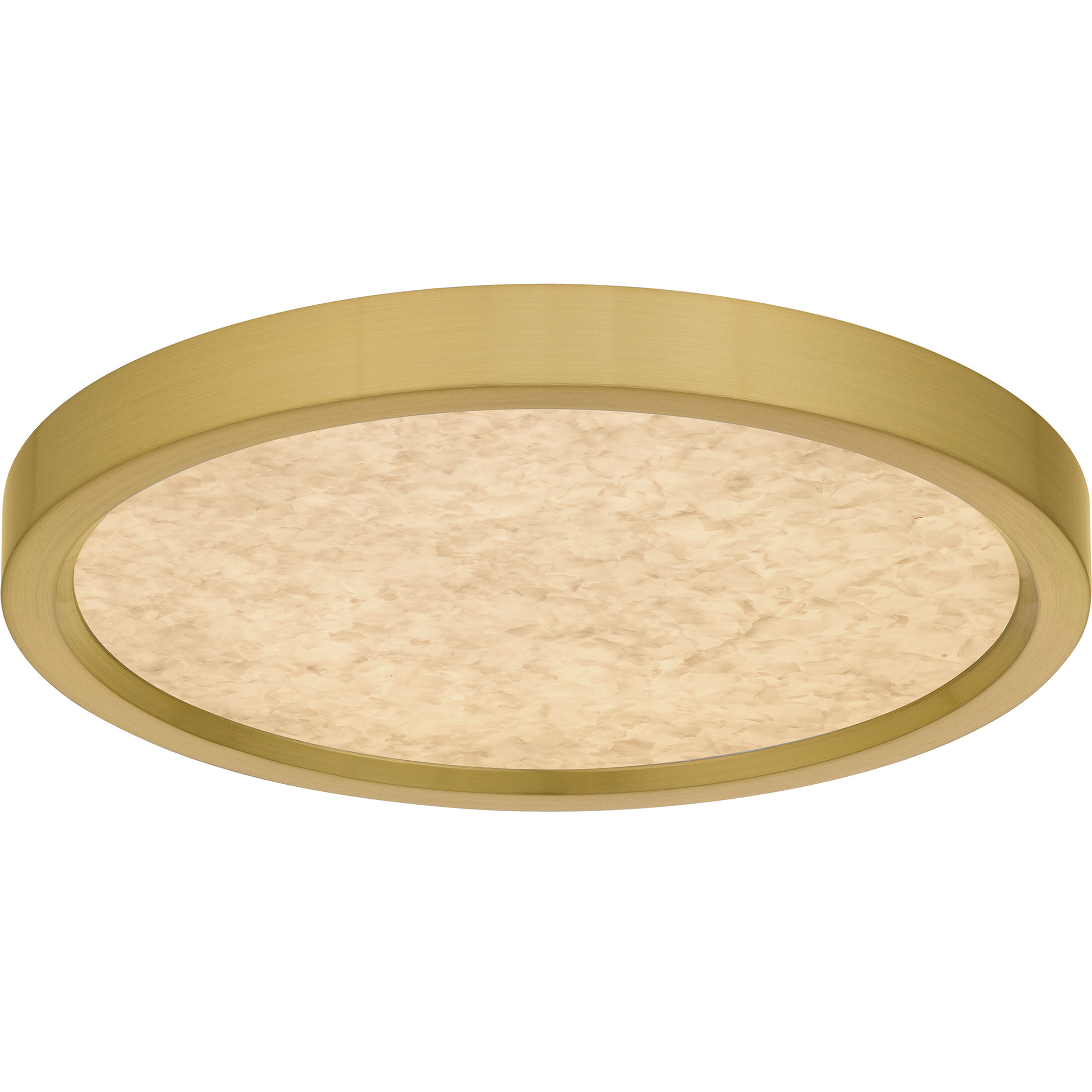Outskirts LED 11 inch Brushed Gold Flush Mount Ceiling Light, Small