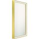 Nixon 32 X 32 inch Gold Mirror