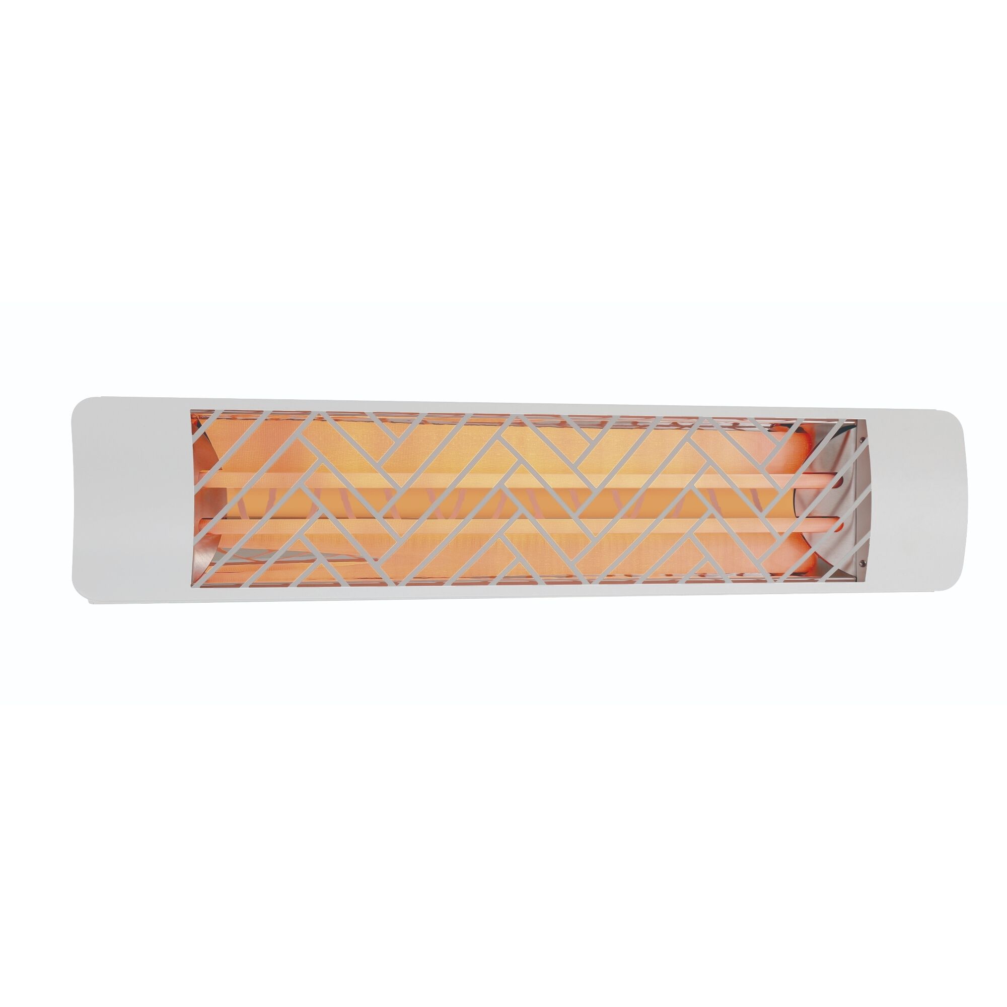 EF40 Series 9 X 8 inch White Electric Patio Heater in Chevron