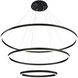 Spunto LED 60.75 inch Black Chandelier Ceiling Light