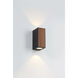 Dale LED 5.67 inch Wood Outdoor Wall Mount