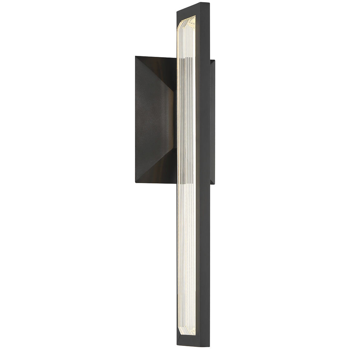 Aelin LED 18 inch Matte Black Outdoor Wall Sconce