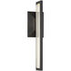 Aelin LED 18 inch Matte Black Outdoor Wall Sconce