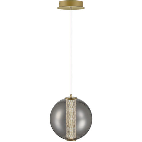 Atomo LED 8.75 inch Gold Pendant Ceiling Light