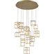 Ferro LED 32 inch Gold Chandelier Ceiling Light