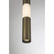 Ronda 1 Light 2 inch Weathered Brass Standard Pendant Ceiling Light