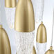 Ecrou 22 Light 39.75 inch Gold Chandelier Ceiling Light