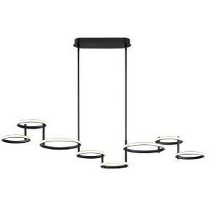 Giro LED 13.5 inch Black Chandelier Ceiling Light