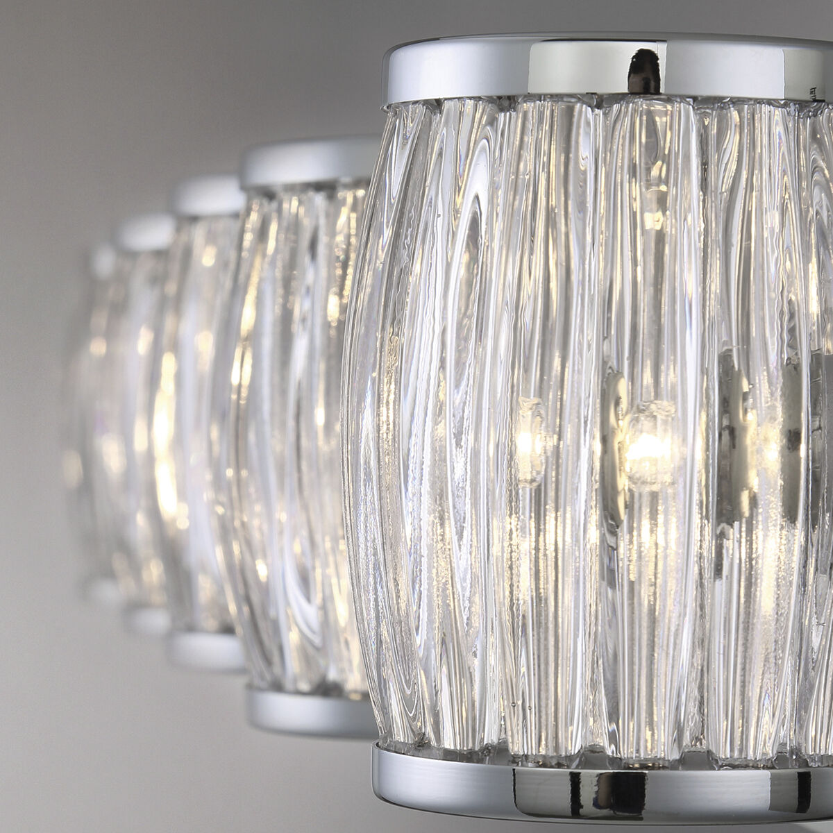 Barile 4 Light 25 inch Chrome Vanity Light Wall Light