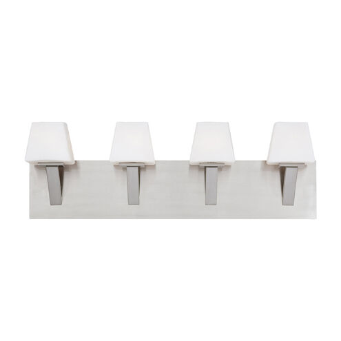 Anglo 4 Light 26 inch Satin Nickel Vanity Light Wall Light