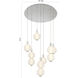 Palmas 7 Light 24 inch Polished Nickel Chandelier Ceiling Light