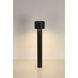 Passage 10 watt Black Outdoor Bollard