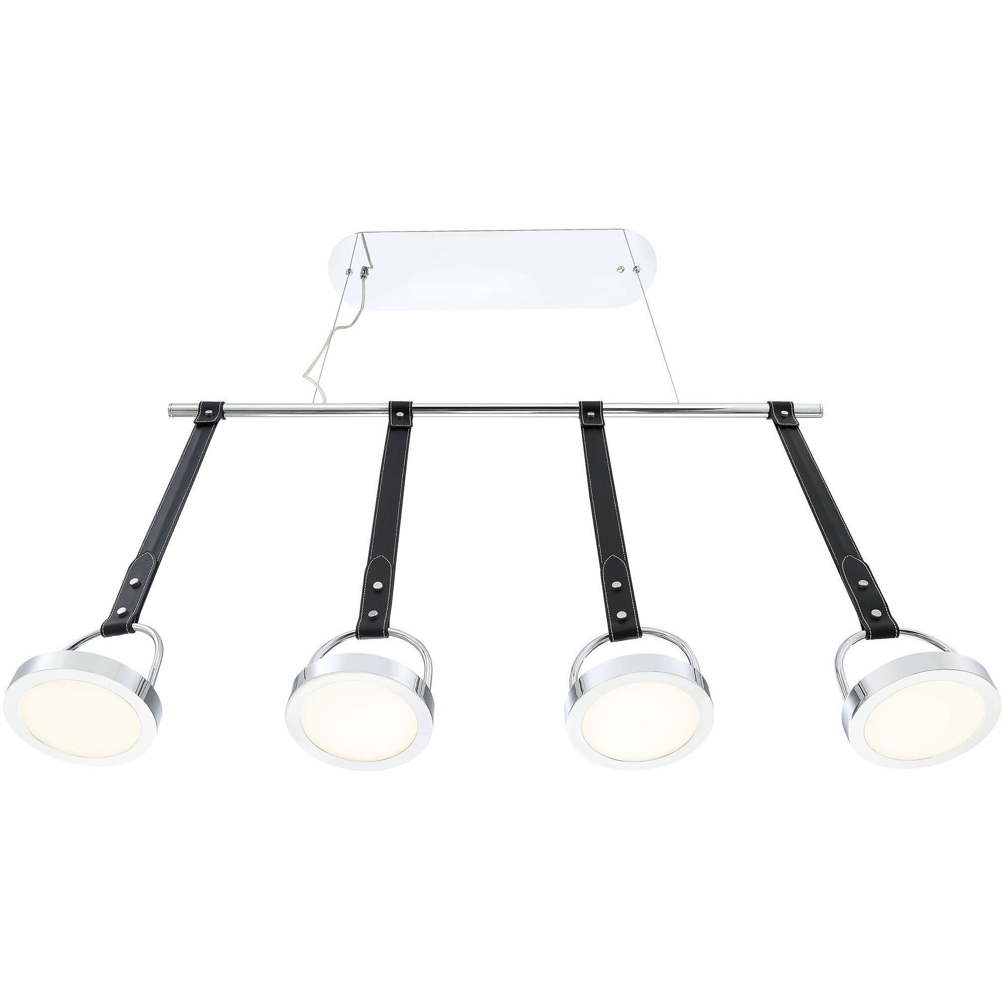 Lappin LED 6 inch Chrome Pendant Ceiling Light, Small