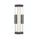 Savron LED 14 inch Black Outdoor Wall Sconce, Both Indoor/Outdoor