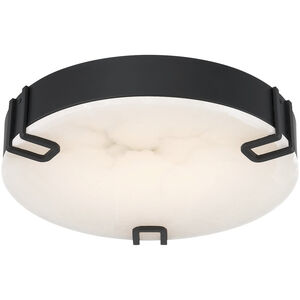 Noga 1 Light 16 inch Black Flush Mount Ceiling Light