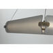 Neoness LED 34.25 inch Weathered Brass Grand Chandelier Ceiling Light in Smoke