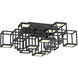 Ferro LED 24.75 inch Black Flush Mount Ceiling Light